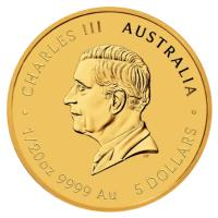 Australien - 5 AUD Lunar III Pferd 2026 - 1/20 Oz Gold