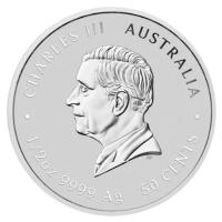 Australien 0,5 AUD Lunar III Pferd 2026 1/2 Oz Silber Rückseite