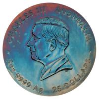 Australien 25 AUD Extragalactic 2025 5 Oz Silber Rückseite