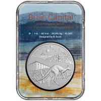 Australien - 1 AUD RAM Känguru Bush Capital 2025 - 1 Oz Silber