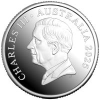 Australien - 1 AUD RAM Känguru Bush Capital 2025 - 1 Oz Silber PP