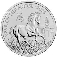 Großbritannien - 5 GBP Lunar Jahr des Pferdes 2026 - Münze Blister