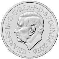 Großbritannien - 5 GBP Lunar Jahr des Pferdes 2026 - Münze Blister