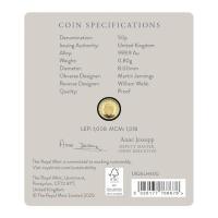 Großbritannien - 0,50 GBP Lunar Jahr des Pferdes 2026 - 1/40 Oz Gold PP