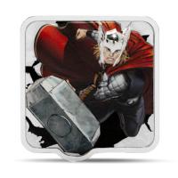 Niue 3 NZD Marvel(TM) Thor(TM) Smash Coin (4.) 2 Oz Silber PP Color