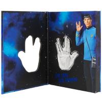 Niue - 2 NZD Star Trek(TM) Vulkanischer Gruß - 1 Oz Silber PP