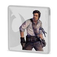 Neuseeland Star Wars(TM): Finn(TM) und Poe Dameron(TM) Medaillon 1 Oz Silber PP Color