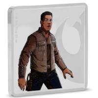 Neuseeland Star Wars(TM): Finn(TM) und Poe Dameron(TM) Medaillon 1 Oz Silber PP Color Rückseite