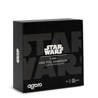 Neuseeland - Star Wars(TM): Finn(TM) und Poe Dameron(TM) Medaillon - 1 Oz Silber PP Color