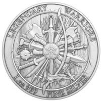 Legendary Warriors (9.) Hannibal 1 Oz Silber Rückseite