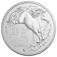 Australien - 1 AUD RAM Lunar Jahr des Pferdes 2026 - 1 Oz Silber BU