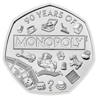 Großbritannien - 0,5 GBP 90. Jubiläum Monopoly - Blister