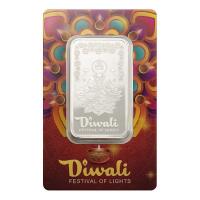Silberbarren - PAMP Diwali Lakshmi u. Rangoli - 1 Oz Silber