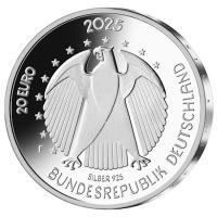 Deutschland - 20 EURO Elly Heuss-Knapp 75 Jahre Müttergenesungswerk 2025 - Silber Spiegelglanz
