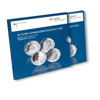 Deutschland - 4*20 EURO Komplettsatz 2025 - Silber Spiegelglanz