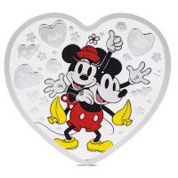 Niue 2 NZD Disney(TM) Mickey Mouse & Minnie Mouse(TM) I Love Us 2025 1 Oz Silber PP Color