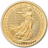 Großbritannien - 50 GBP Britannia 2026 - 1/2 Oz Gold