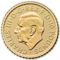 Großbritannien - 10 GBP Britannia 2026 - 1/10 Oz Gold