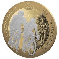 Ruanda - 3x50 RWF Sporting Ounce(R): Cycling Set 2025 - 3x1 Oz Silber