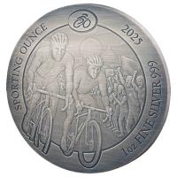 Ruanda - 3x50 RWF Sporting Ounce(R): Cycling Set 2025 - 3x1 Oz Silber