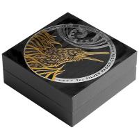 Neuseeland - 2 NZD Kiwi 2026 - 2 Oz Silber Black Proof Gilded