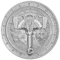 Germania Mint 5 Mark Artefacts: Mjölnir 2025 1 Oz Silber BU Rückseite