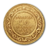 Tunesien - 20 Francs - 5,8g Goldmnze