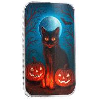 Scottsdale Mint Halloween Horrors: Black Cat & Pumpkins 2025 1 Oz Silber Color
