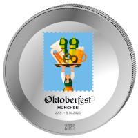 Deutschland - Oktoberfest Münzen 2025 - 1 Oz Silber Color