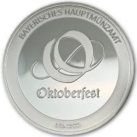 Deutschland Oktoberfest Münzen 2025 1 Oz Silber Color Rückseite
