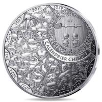 Frankreich 10 EURO Lunar Jahr des Pferdes 2026 Silber PP Rückseite