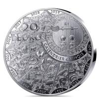 Frankreich 20 EURO Lunar Jahr des Pferdes 2026 1 Oz Silber PP High Relief Rückseite