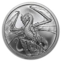 USA - World of Dragons The Welsh Drache - 1 Oz Silber