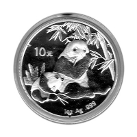 China 10 Yuan Panda 2007 1 Oz Silber