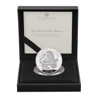 Großbritannien - 5 GBP Tudor Beasts (8.) The Queen`s Lion 2026 - 2 Oz Silber PP