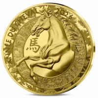 Frankreich - 50 EURO Lunar Jahr des Pferdes 2026 - 1/4 Oz Gold PP