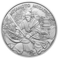 Legendary Warriors (12.) Miyamoto Musashi 1 Oz Silber