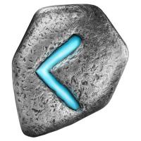 Germania Mint - Guss Silberbarren Runes Collection: Kenaz - 1 Oz Silber
