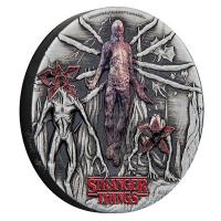 Tuvalu - 2 TVD Stranger Things Villains 2026 - 2 Oz Silber Color AntikFinish