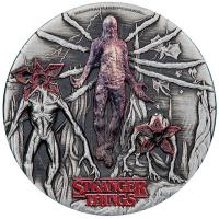 Tuvalu - 2 TVD Stranger Things Villains 2026 - 2 Oz Silber Color AntikFinish