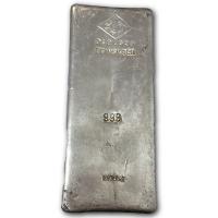 Silberbarren - Degussa Gussbarren - 5 KG Silber
