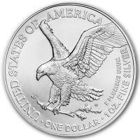 USA 1 USD American Silver Eagle: Halloween: Mumie (Mummy) 2025 1 Oz Silber Color Rückseite