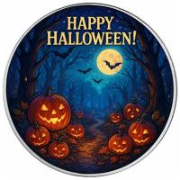USA 1 USD American Silver Eagle: Halloween: Verfluchter Wald 2025 1 Oz Silber Color