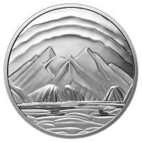 Kanada 50 CAD Baffin Island Mountains 2025 5 Oz Silber PP