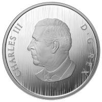 Kanada 50 CAD Heraldic Lion 2026 Silber PP Ultra High Relief Rückseite