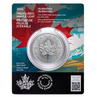 Kanada 5 CAD Treasured Maple Leaf Congratulations 2026 1 Oz Silber