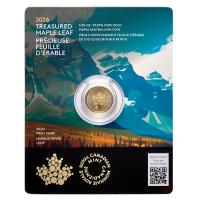 Kanada - 5 CAD Treasured Gold Maple Leaf Wolf 2026 - 1/10 Oz Gold