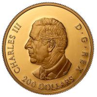 Kanada 200 CAD Maple Leaf 2026 1 Oz Gold PP Ultra High Relief Rückseite