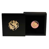 Australien - 100 AUD Five Sovereign 2025 - Gold PP Gilded