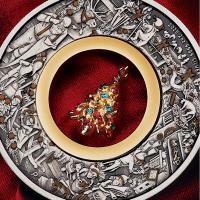 Australien - 2 AUD Santas Workshop 2025 - 2 Oz Silber Antik Finish Gilded